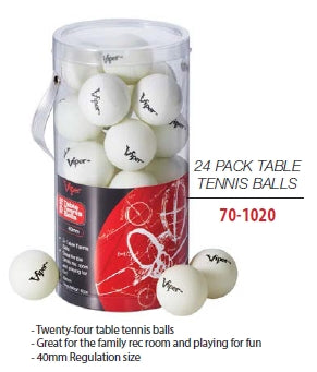 Viper 24 Pack T.T. (One Star) Balls