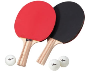 Viper Two Star T.T. 2 Rackets & 3 Ball Set