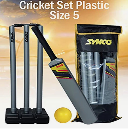 SYNCO High Quality Plastic Cricket Set